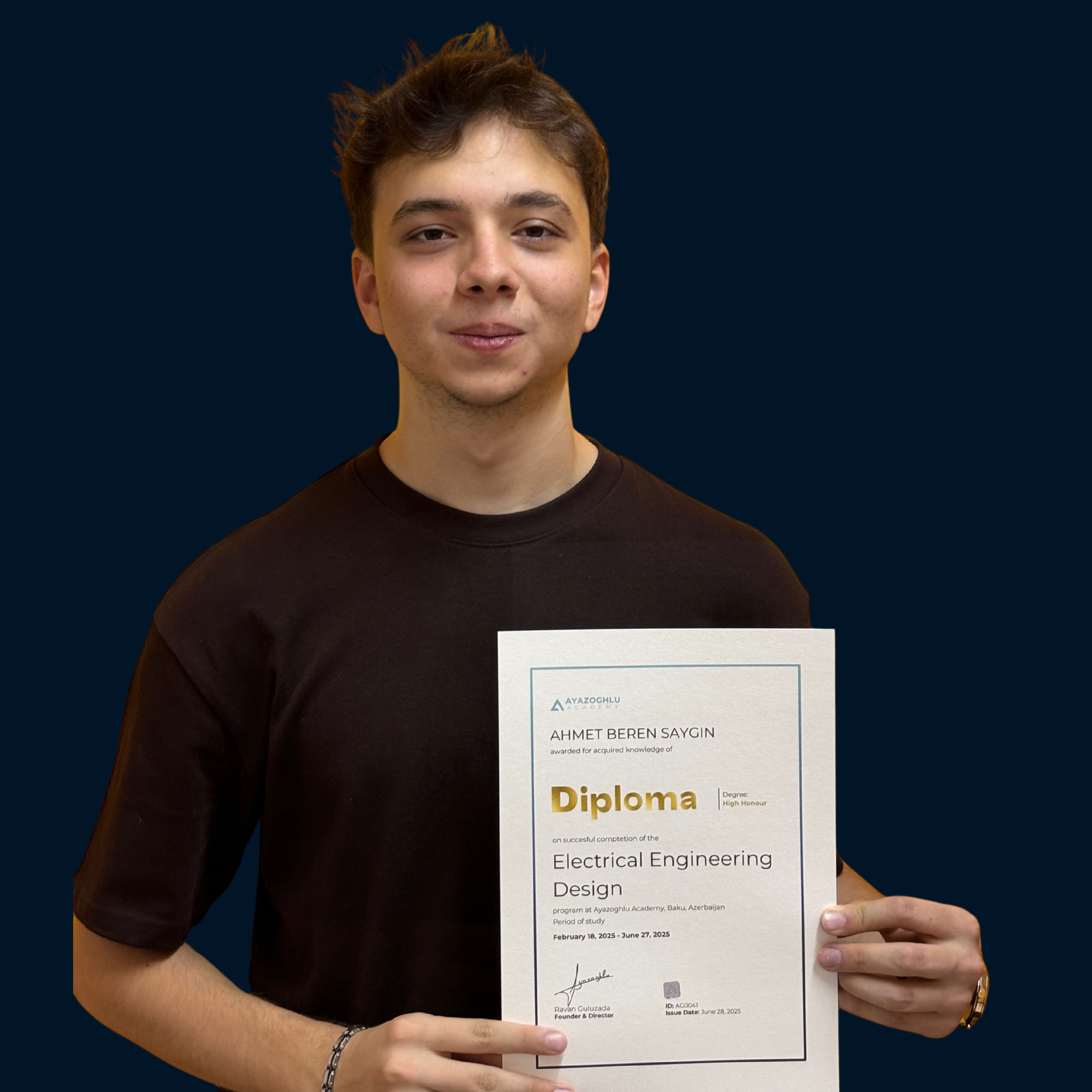 Ahmet Beren Saygın — foto